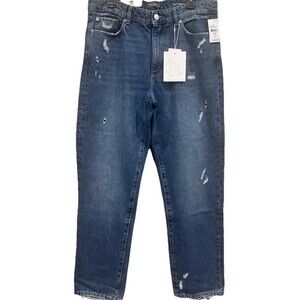 DL1961 Tapered Straight Denim Jeans Mens 33x31 Distressed Certified 100% Cotton